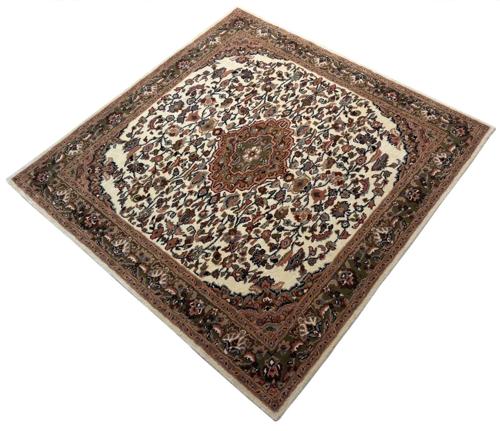 Bidjar Wohnzimmer 200x200 cm Teppich Orientteppich Handgewebt 100% wolle