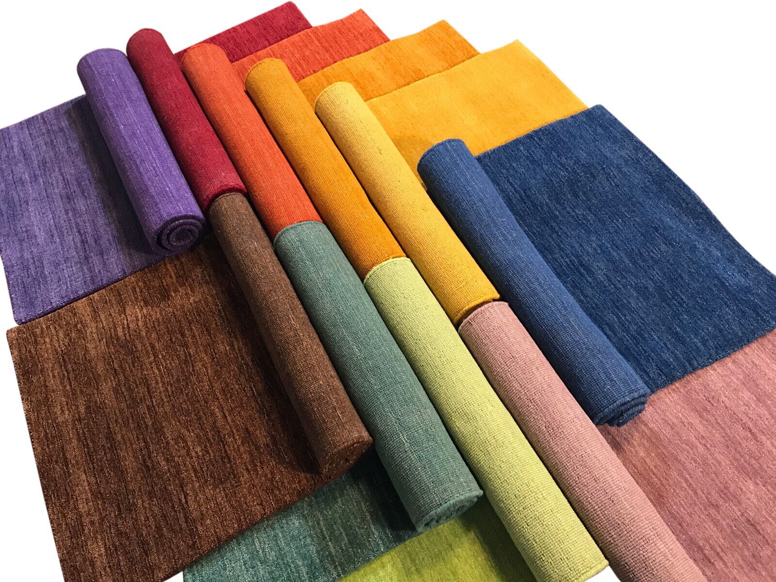 Orientteppich Handgewebt Gabbeh Teppich 100% Wolle Handloom Brücke Fussmatten