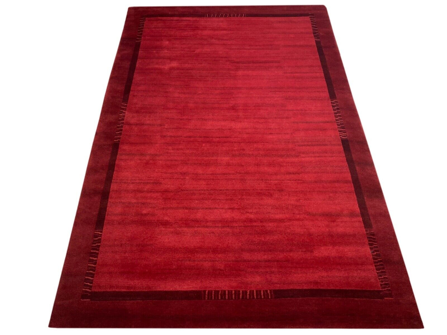 Rot Teppich Handgeknüpft 250X350 cm Orange 100%  Wolle Orientteppich Indo Nepal