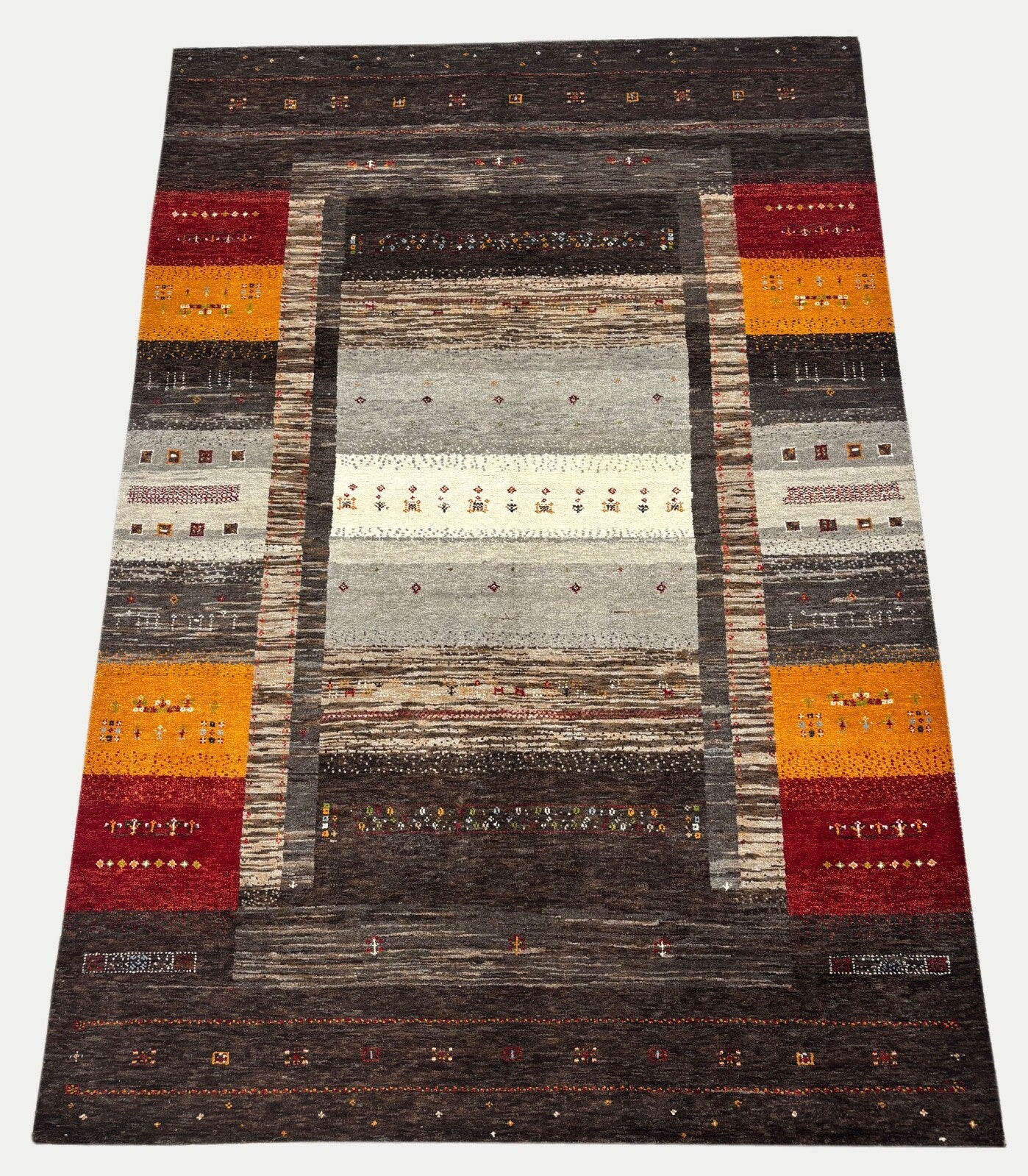 Handgeknüpft Orientteppich 170x240  Wolle Teppich Multi Klassisch Design 112-9/9