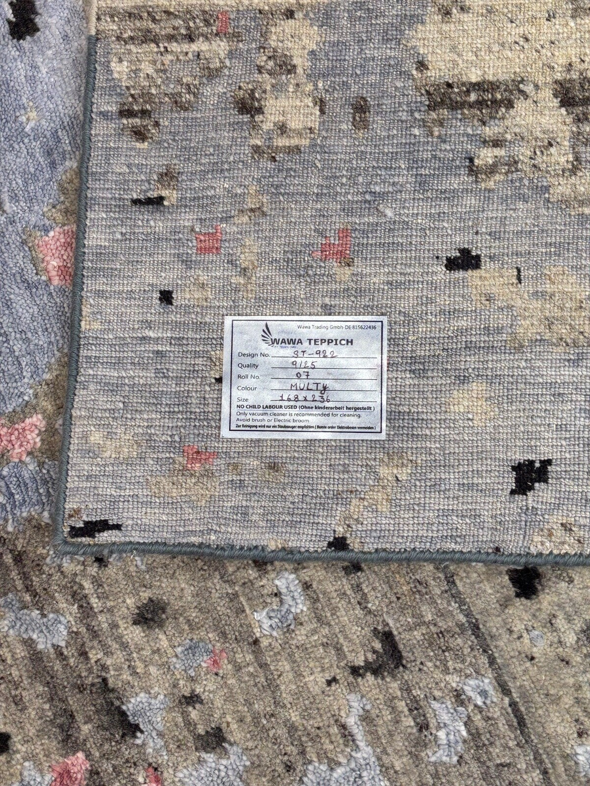 Handgeknüpft  Teppich Einzigartiges Design Bambus seide Wolle 168X236 cm  ST922