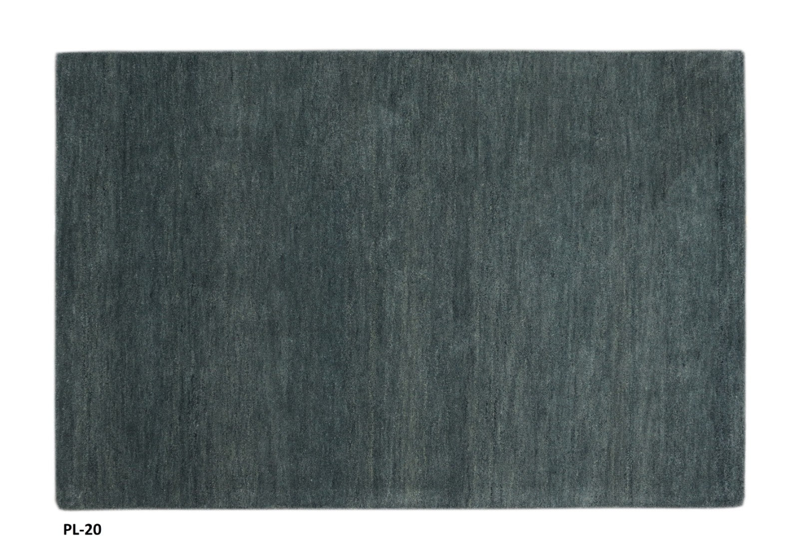 Gabbeh Teppich 100% Wolle Grau Uni Farbe 120x180 cm Handgemacht PL20