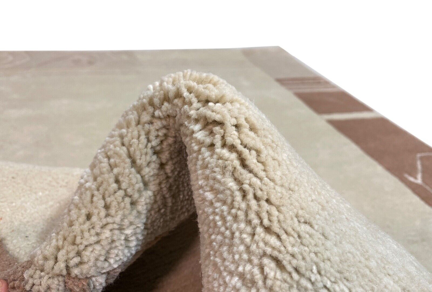 Teppich Handgeknüpft 250X350 cmBeige Braun  Wolle Orientteppich Indo Nepal