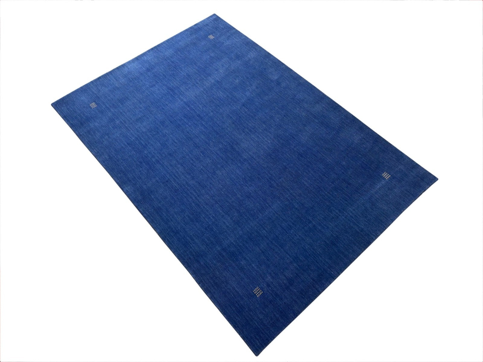 Orientteppich Gabbeh Teppich 100% 170x240 cm Handgewebt 100%  Wolle Blau Modern