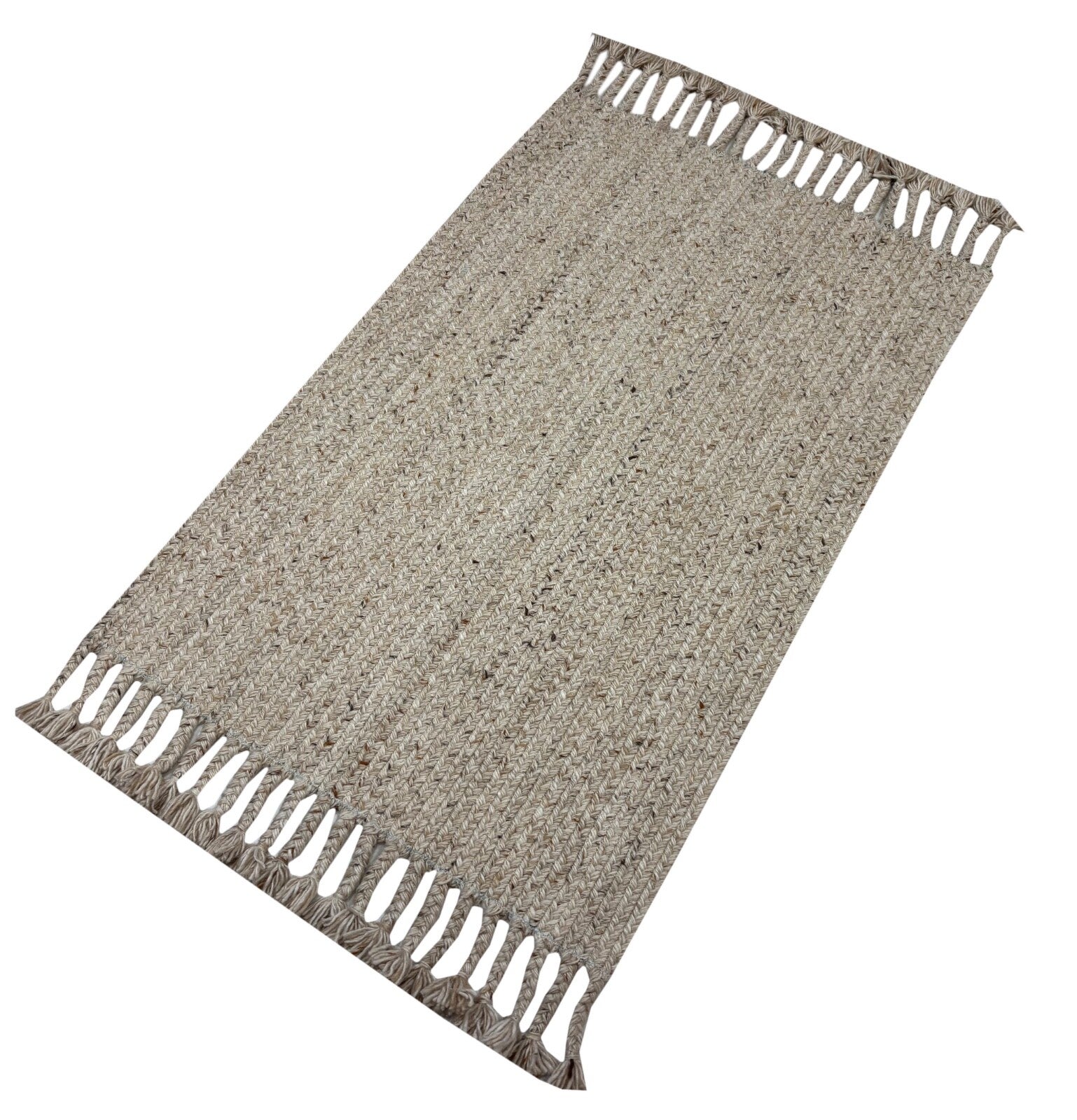 Preproga 60x90 cm, ročno tkana, s črtastim vzorcem, za zunanjo uporabo, za notranjo uporabo, iz PET preje, moderna, R87 