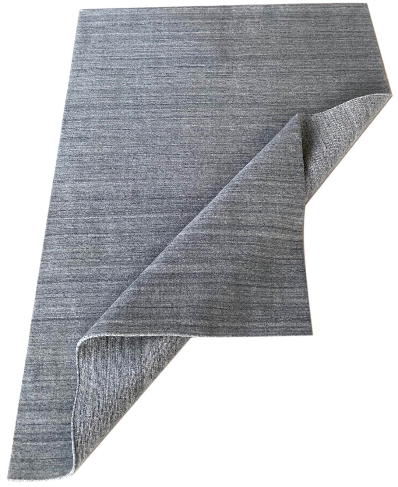 Handgewebter PET Garn Teppich Grau Umweltfreundlicher für Innen und Außenbereich