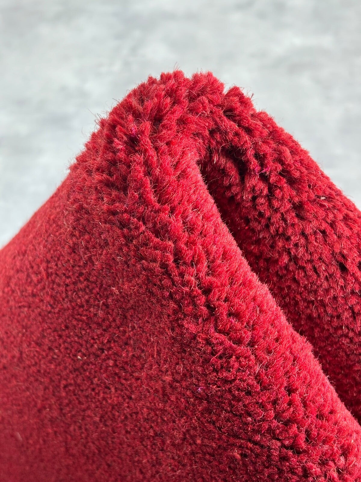 Rot Teppich Indo Nepál Handgeknüpft 100% Wolle 160X230 cm Orientteppich R19 