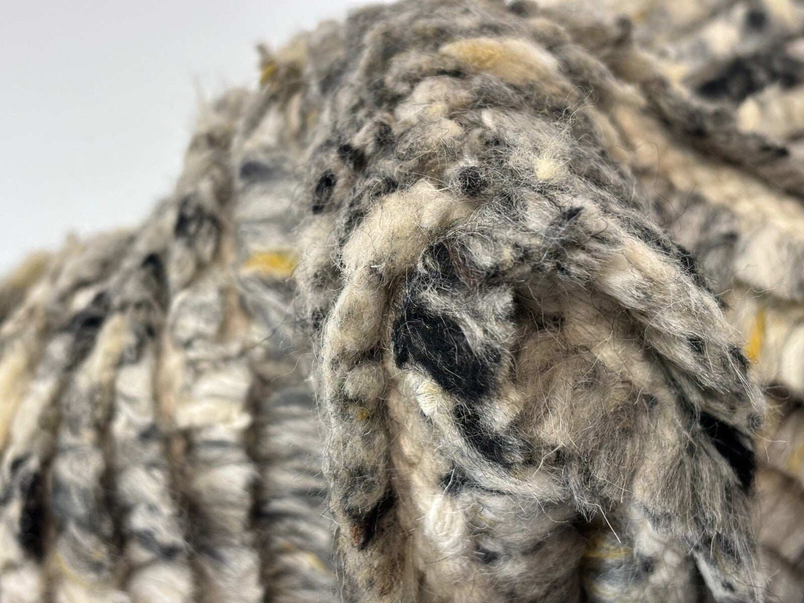 Handgeknüpfter 100% Wollteppich 60x90 Modern Design Teppich Grau Beige R03