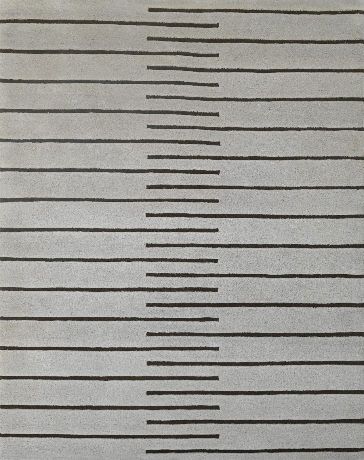 Handgetufteter Wolle teppich 150x240 Silber  Modern Wohnzimmer SH231