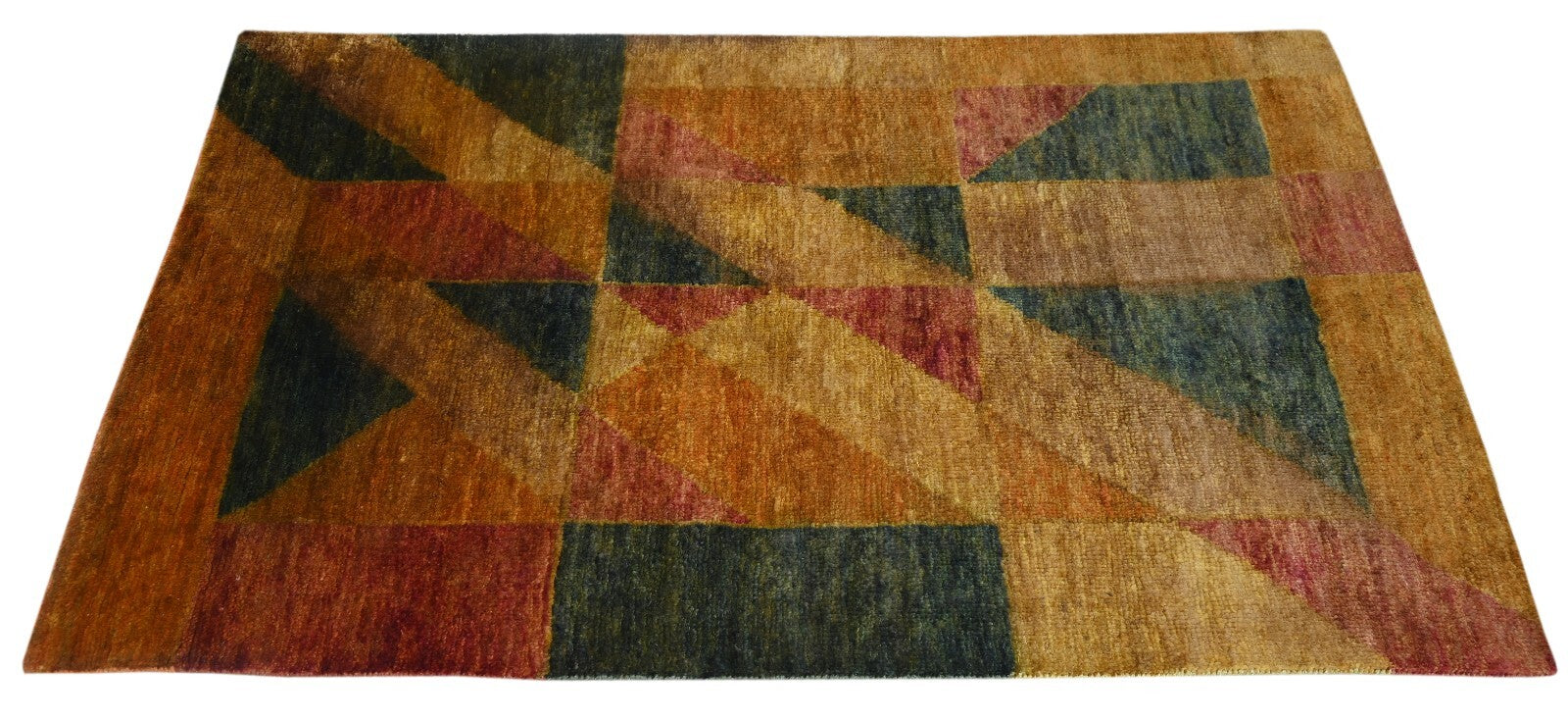 Modernes Handgeknüpfter Jute 150x240 Vintage multi Wohnzimmer Teppich SH169