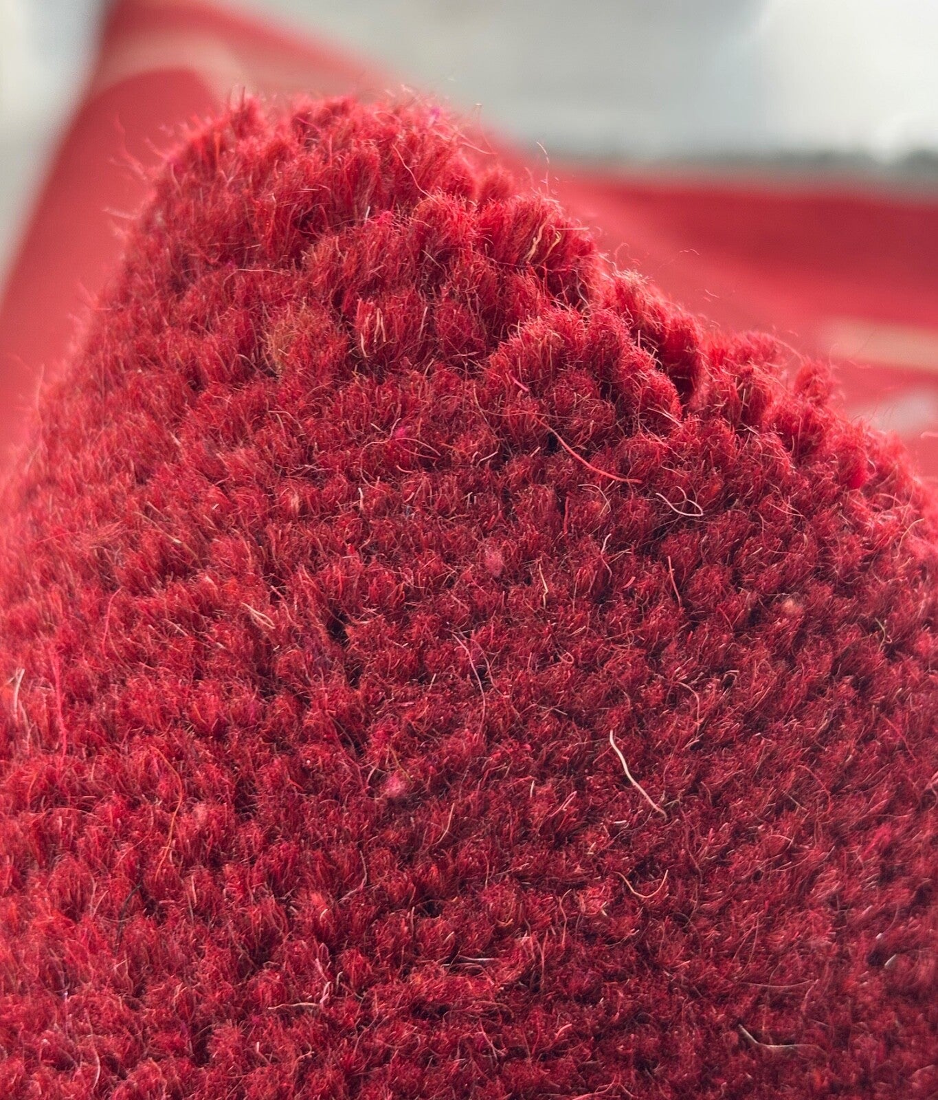 Rot Teppich Indo Nepal Handgeknüpft 100% Wolle 160X230 cm Orientteppich R55B