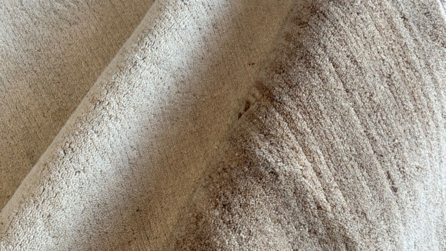 Teppich Handgeknüpft 250X350 cmBeige Braun  Wolle Orientteppich Indo Nepal 40 KG
