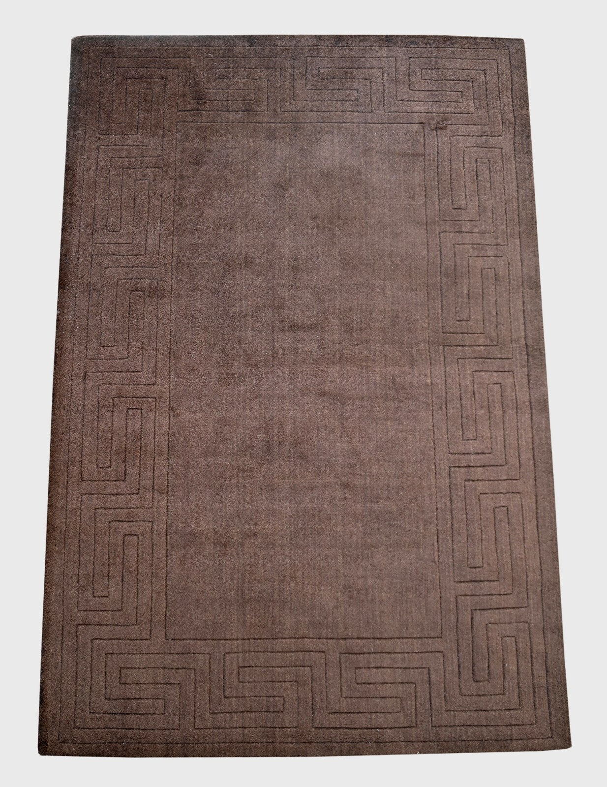 Handgetufteter Wolle teppich 150x240 braun  Modern Wohnzimmer SH233