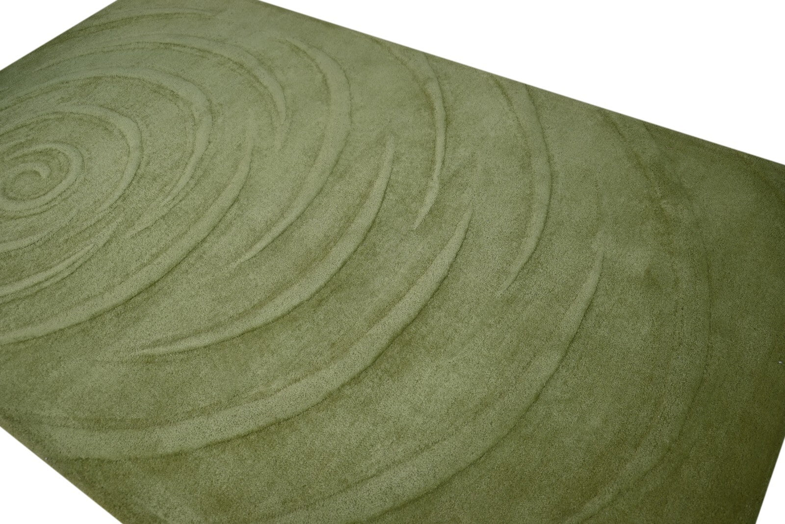 Handgetufteter Wolle teppich 150x240 Grün  Modern Wohnzimmer SH212