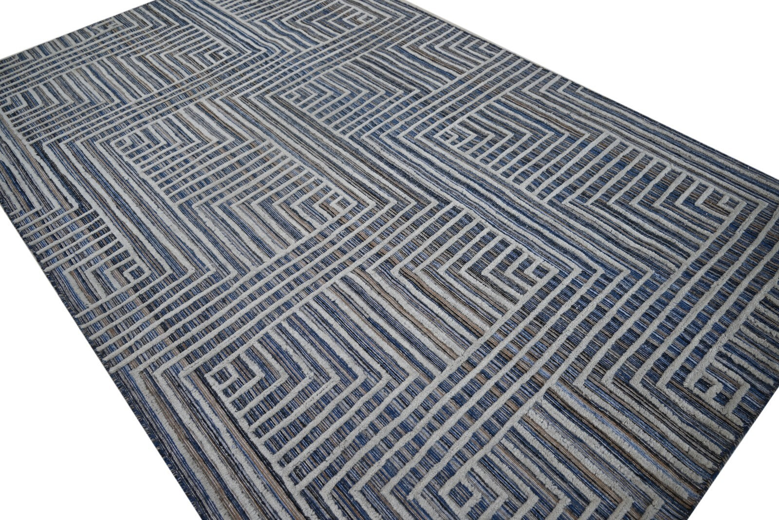 Handgeweven vloerkleed 150x240 cm, gemaakt van glanzend garen met diverse huisdierkleuren, geschikt voor de woonkamer SH724