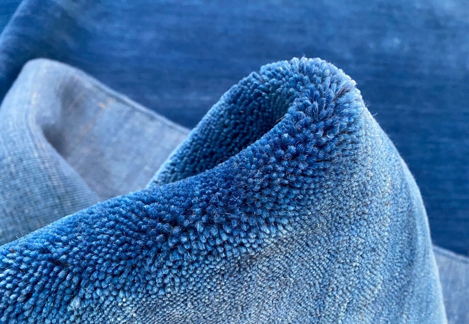 Tappeto Gabbeh blu 120x180 cm Tessuto a mano 100% lana Telaio Lori Debbich G64T6