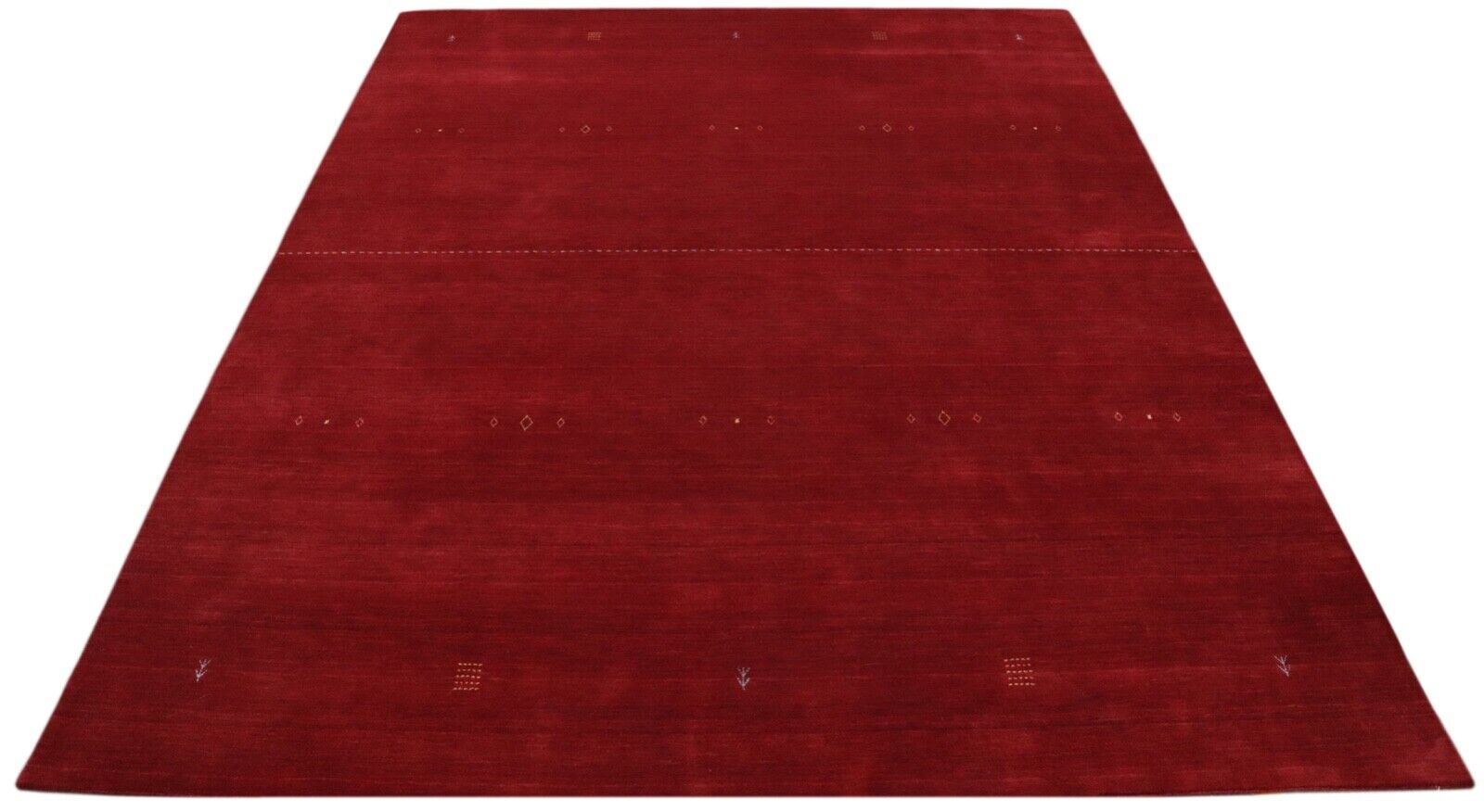 Gabbeh Rot Teppich 100% Wolle 250x300 cm Handgewebt Lori Lr1053