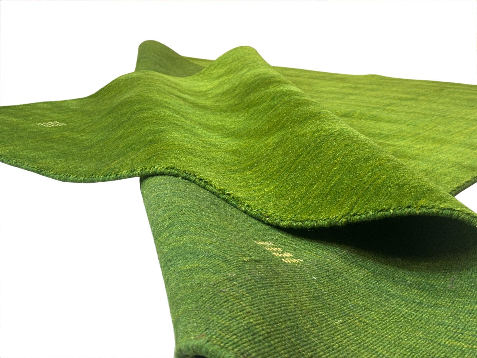 Orientteppich Gabbeh Loom Handgefertigt Teppich 100% Wolle 170X240 CM Grün