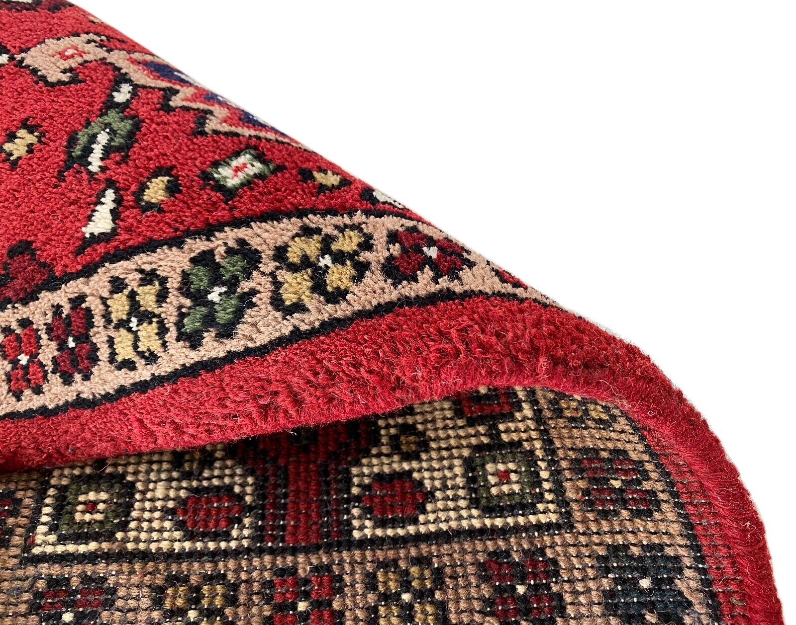 Brücke 40X60 CM Handgeknüpft Teppich Fußmatten 100% Wolle Blau P24