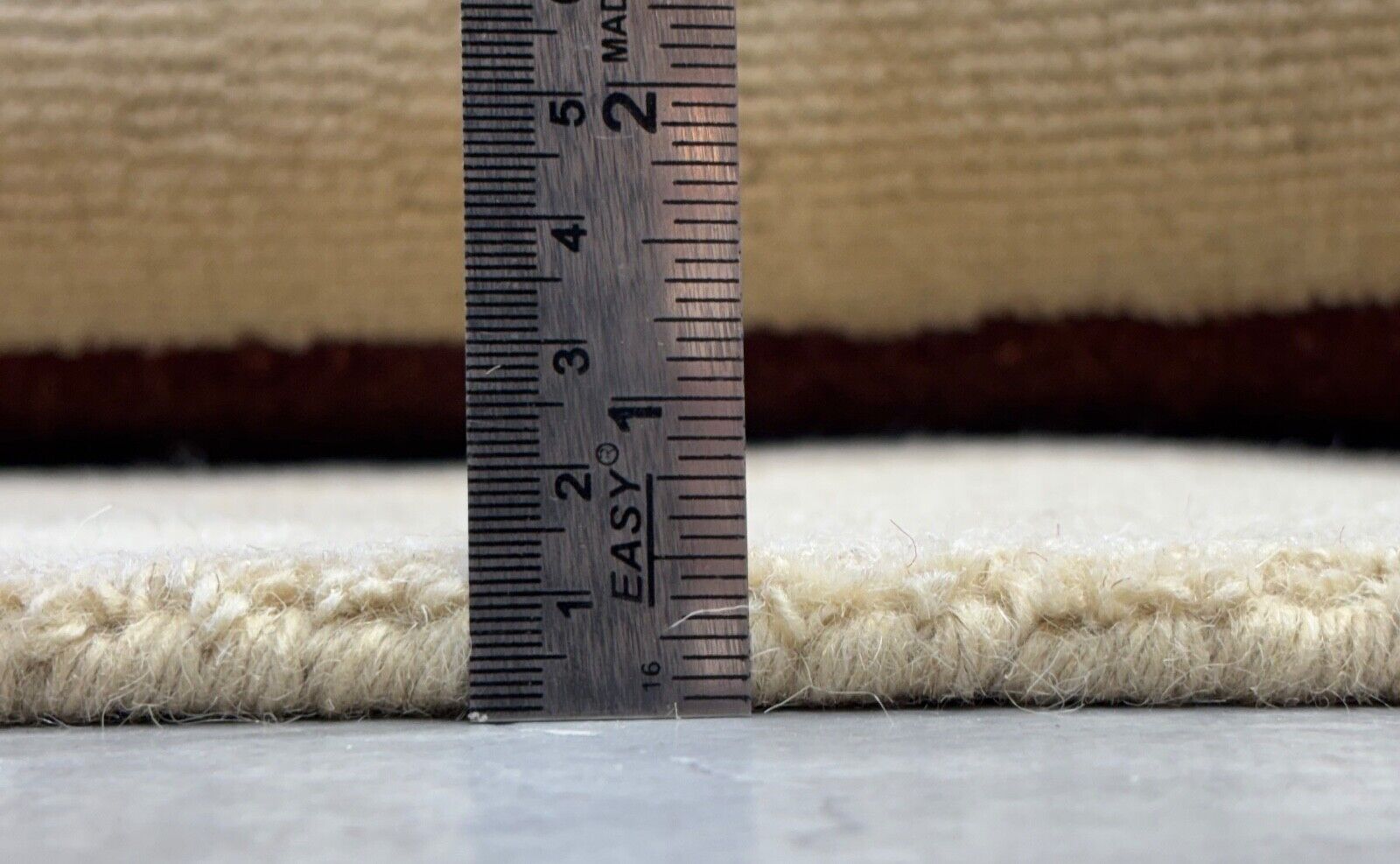 Teppich 100% Wolle Braun Beige 170X240 cm Wolle Handgetuftet HT2492