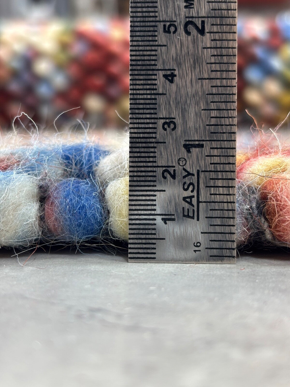 Bunter Wollteppich 170x240 cm Handgefertigt Modern Natur Teppich st14