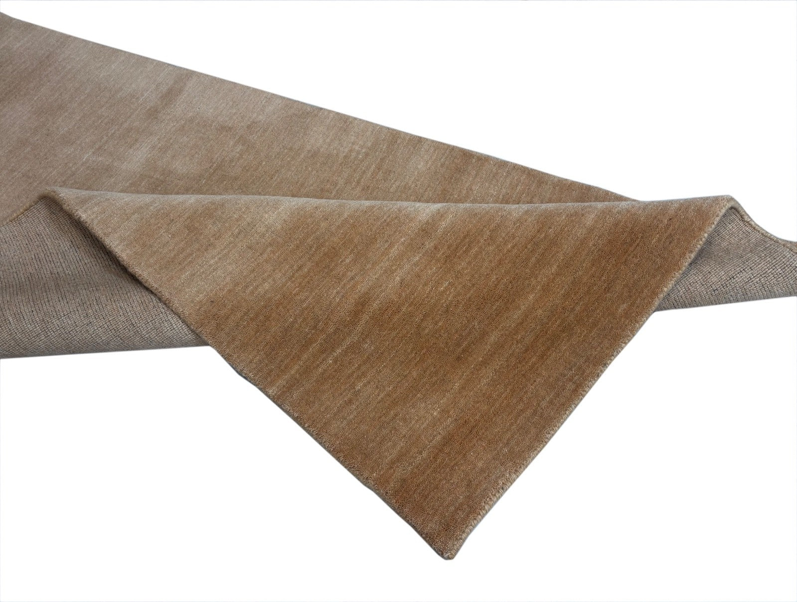 Gabbeh Teppich 90x160 cm Handgewebt 100% Wolle Peach Caramel Orient Modern