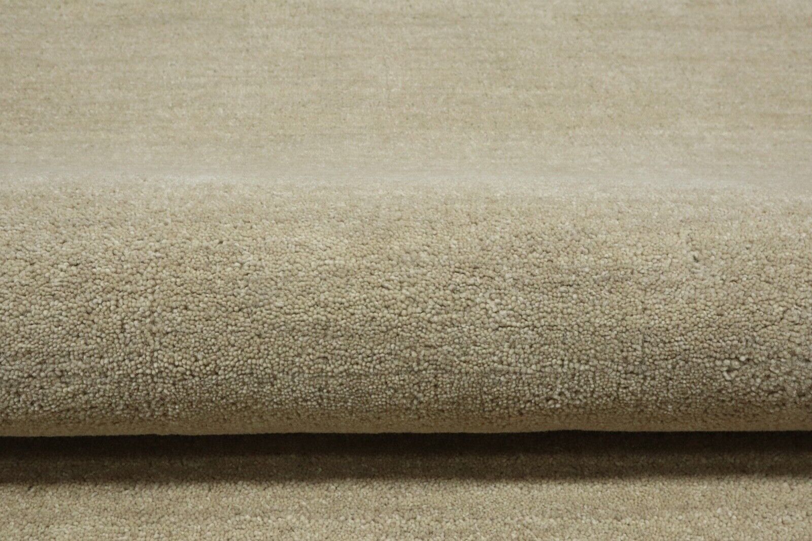 Teppich 100% Wolle 120X180 cm Handarbeit Beige Handgetuftet T970
