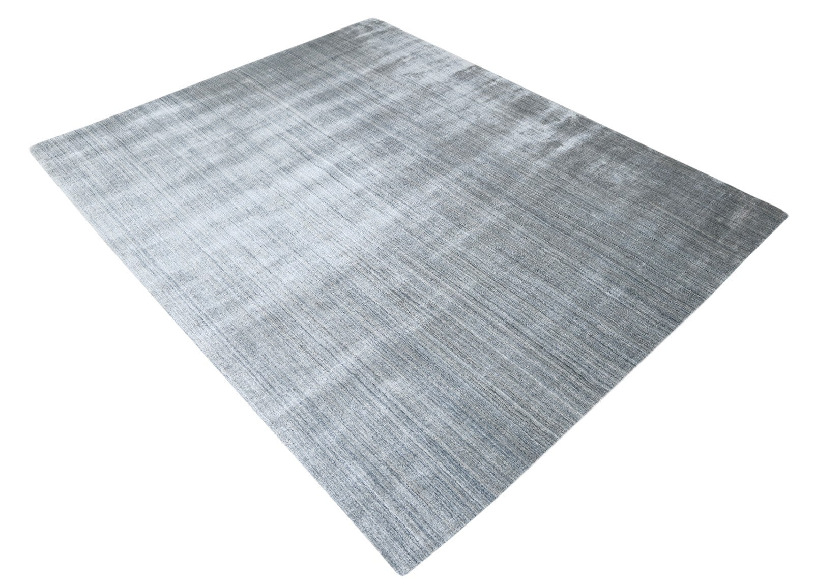 手工编织地毯 240x300 灰色亮面羊毛客厅地毯 SH212