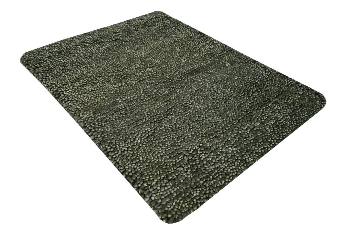 Bunter Wollteppich 120x180 cm Handgefertigt Modern Teppich sh243