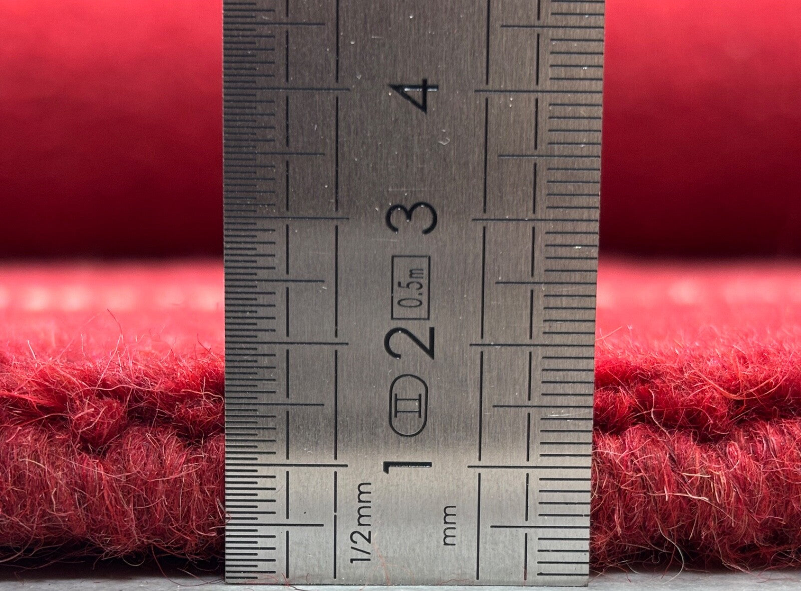 Rot Teppich Indo Nepál Handgeknüpft 100% Wolle 161x242 cm Orientteppich PR55 