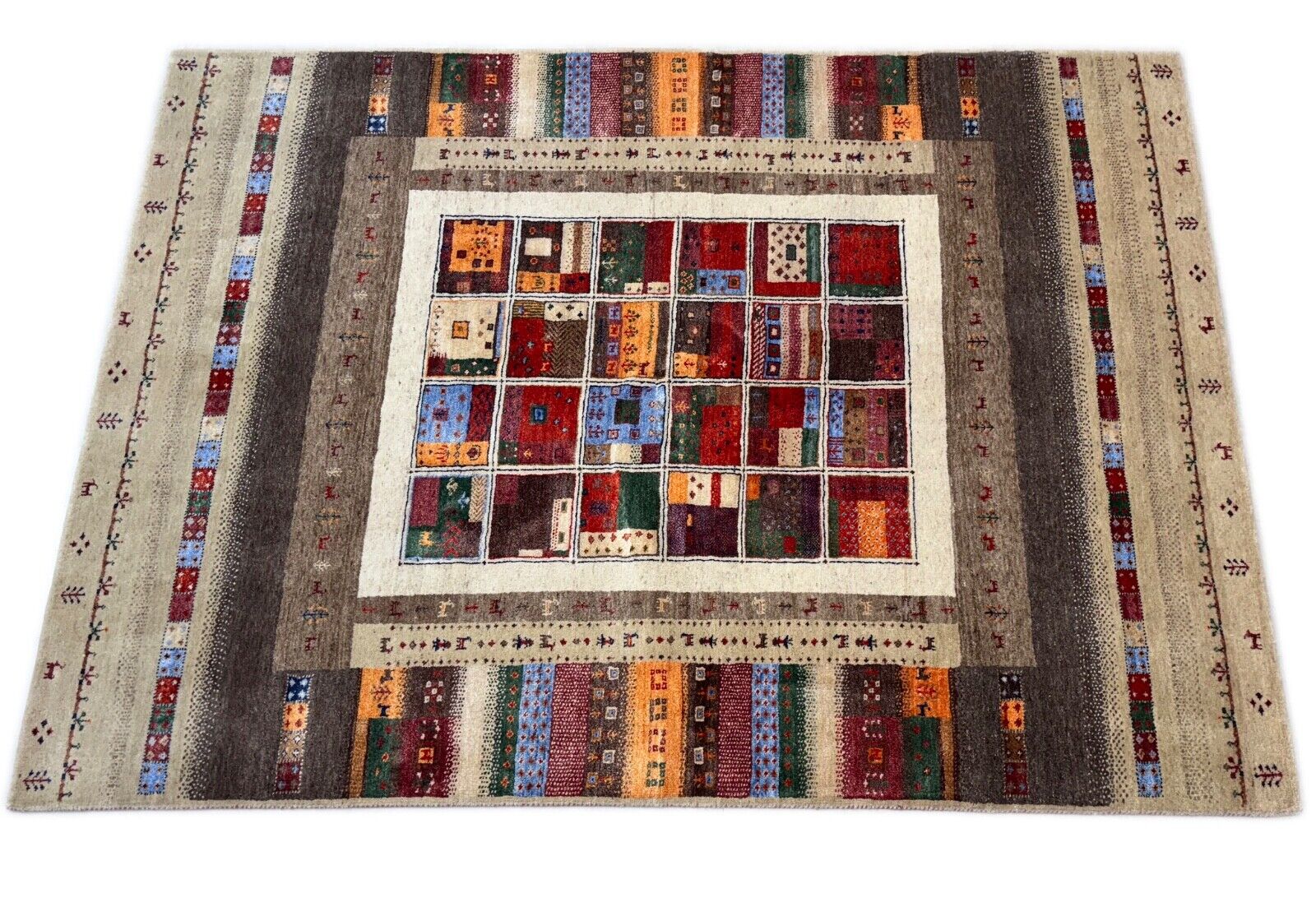 Handgeknüpft Orientteppich 175x245  Wolle Teppich Klassisch Design DS2