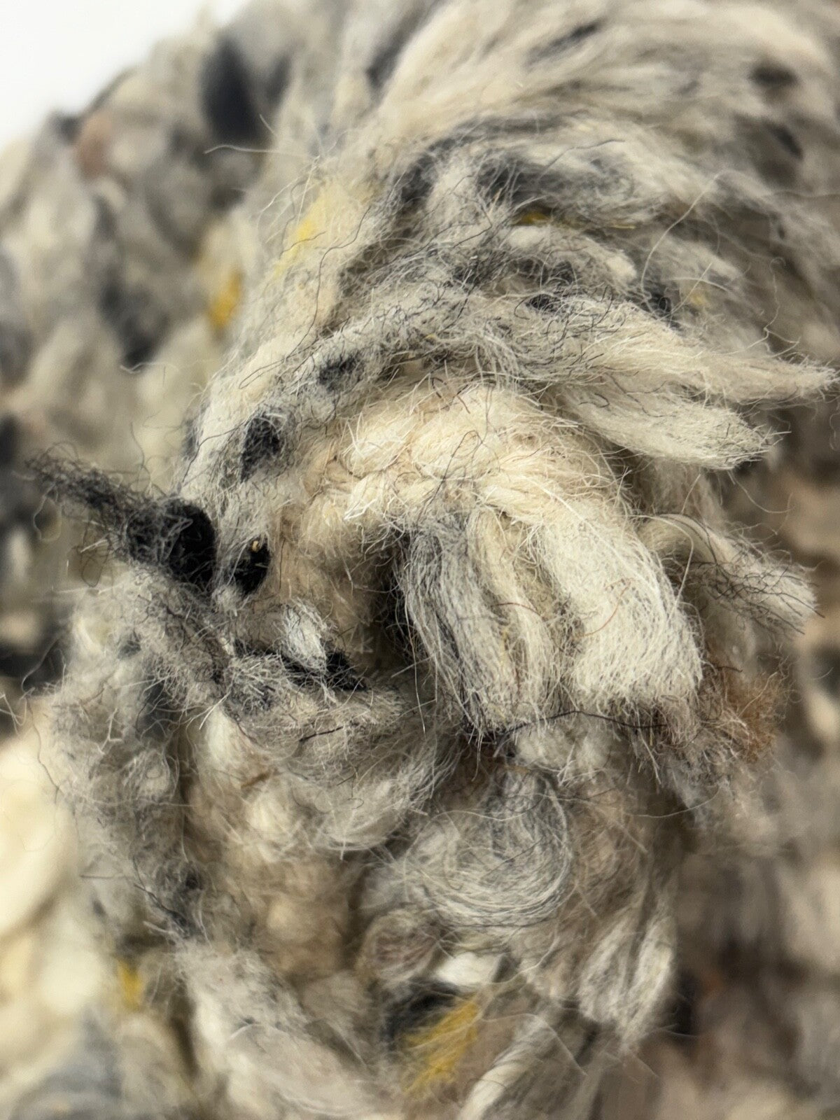 Tappeto annodato a mano in lana 100% 60x90 Tappeto dal design moderno Grigio Beige BCI88