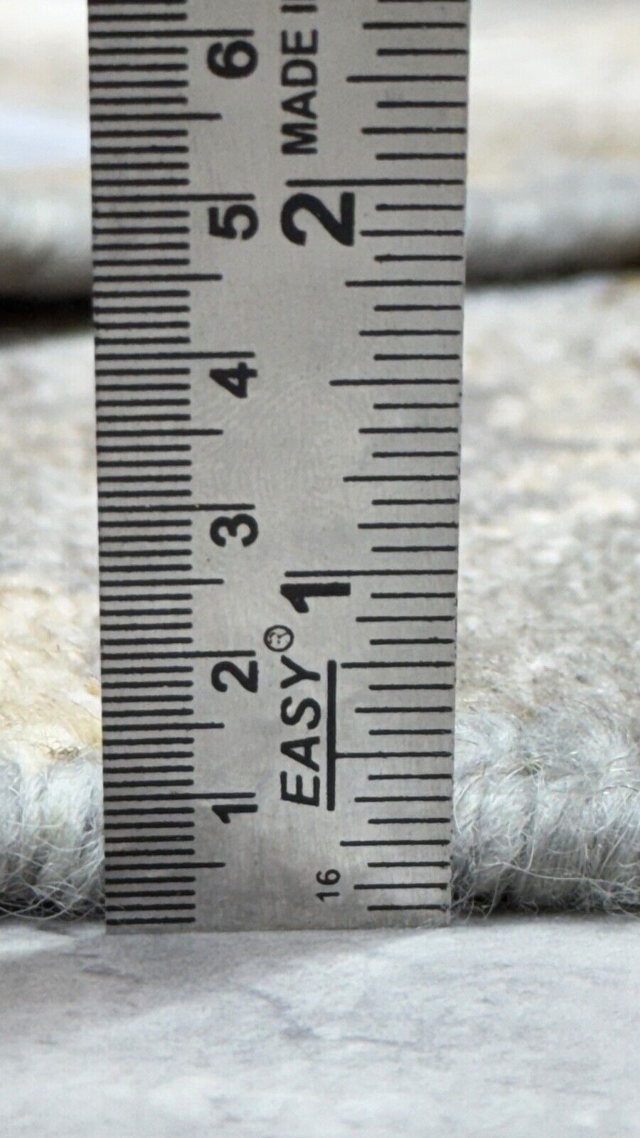 Ročno vozlana volnena preproga 60x90 cm s kratkim vlaknom, moderna sivo-bež preproga st140