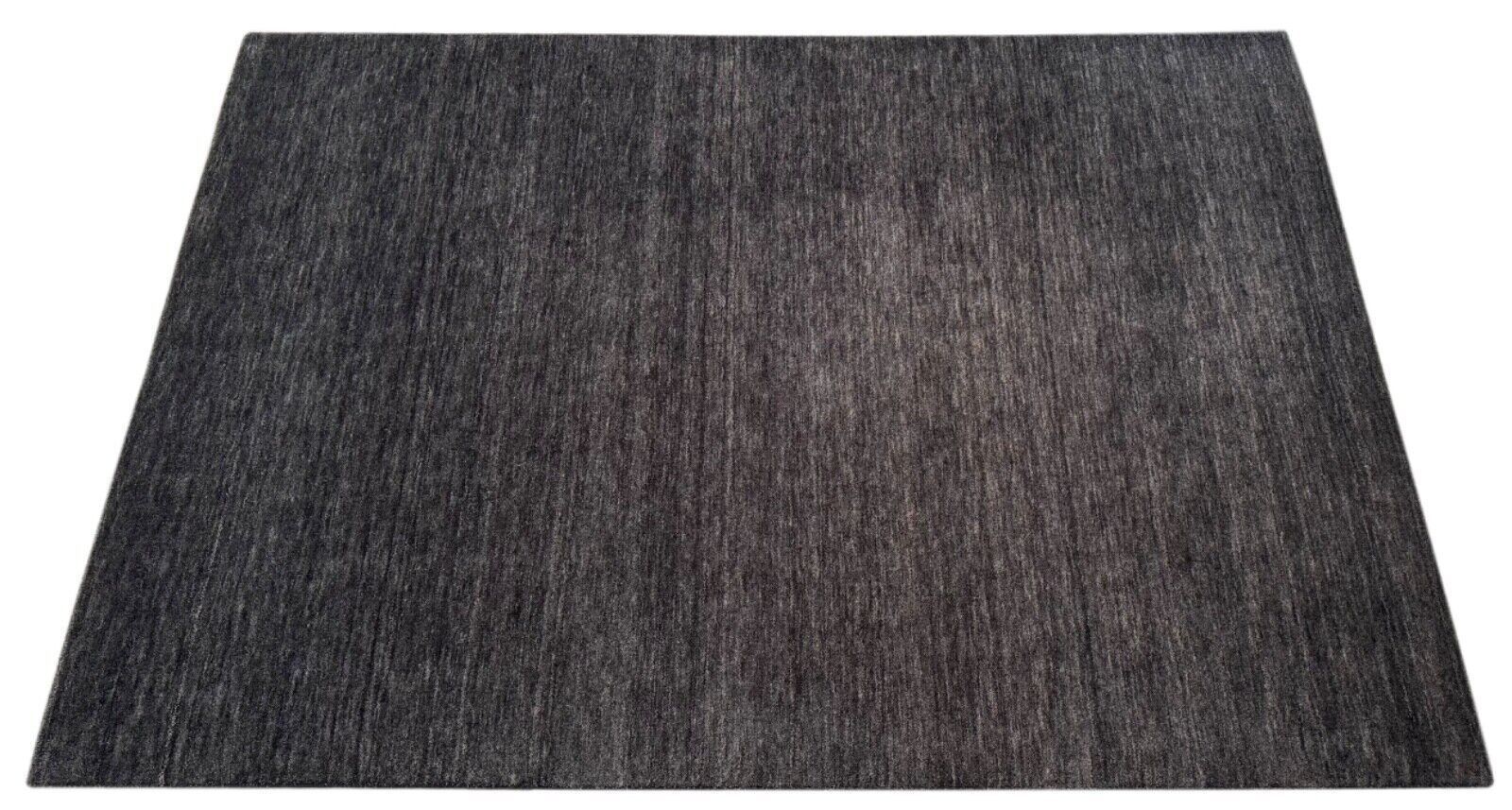 Gabbeh Teppich Anthrazit schwarz Grau 160X230 cm Handgefertigt 100% Wolle WR119