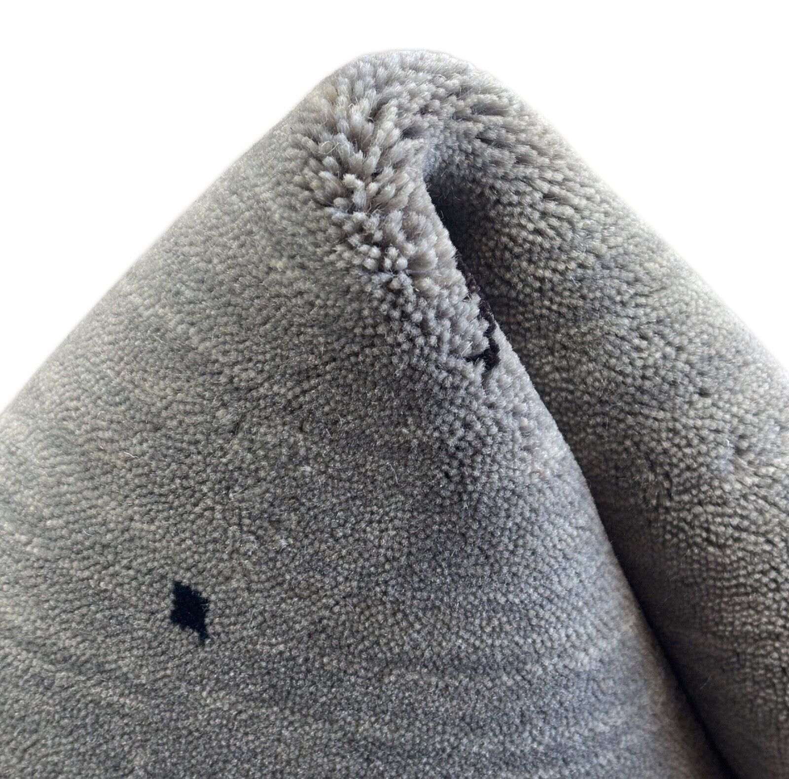 Grau Gabbeh Teppich 100% Wolle Handgewebt Schurwolle 170x240 cm st52