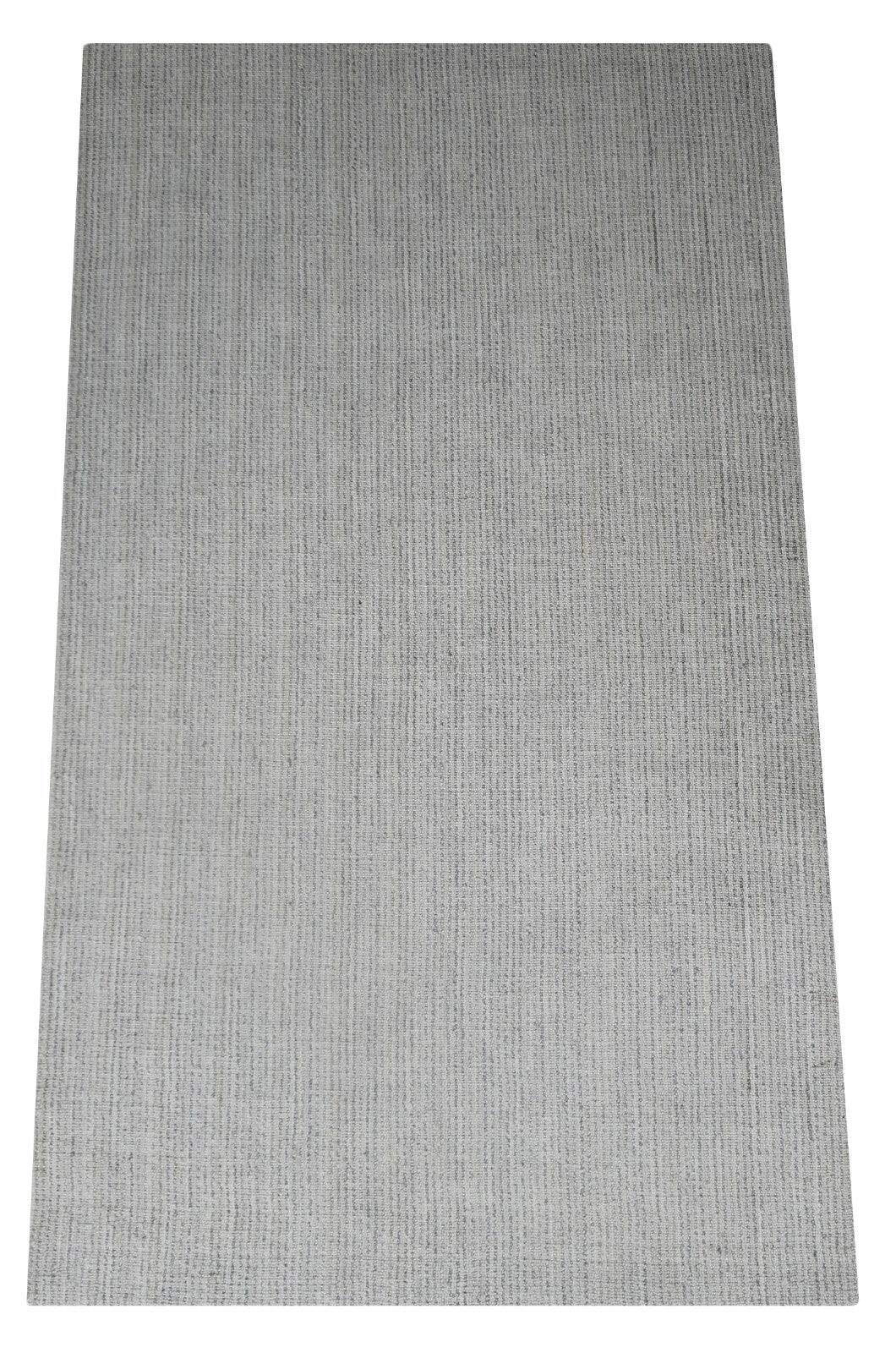 Handgewebter Teppich 150x260 Beige Glanzoptik Wolle  Wohnzimmer SH260