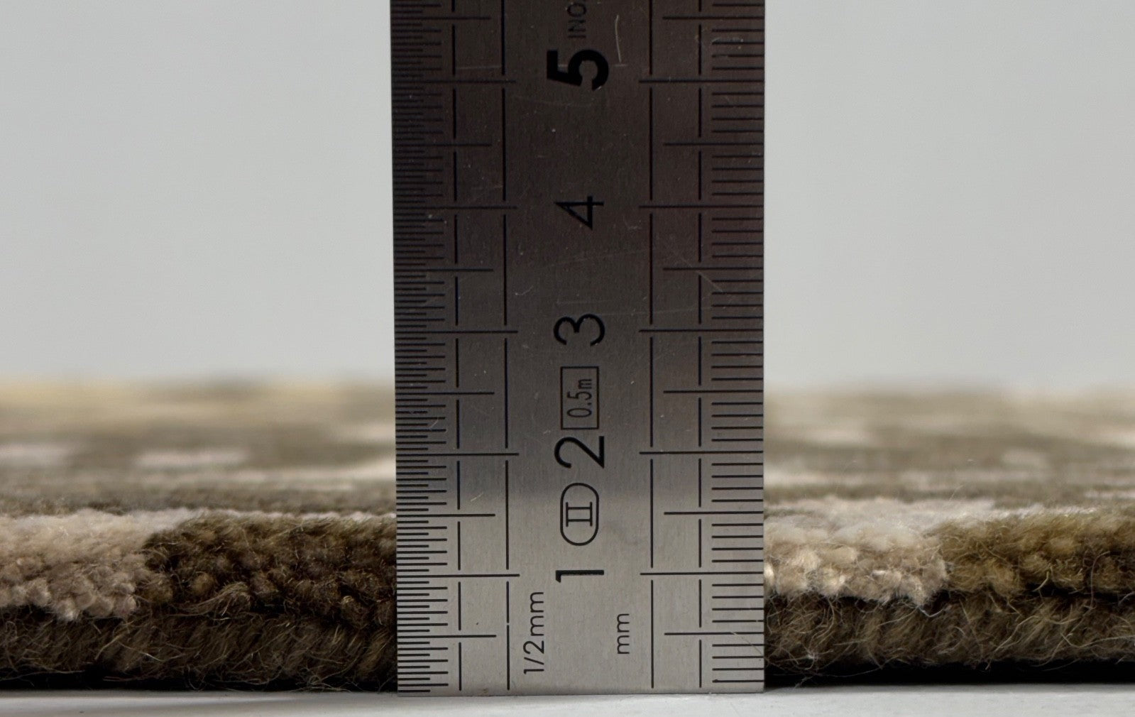 Ročno tkana preproga 60x90 cm Zlata Bež Rjava Moderna 80% volna Design R95