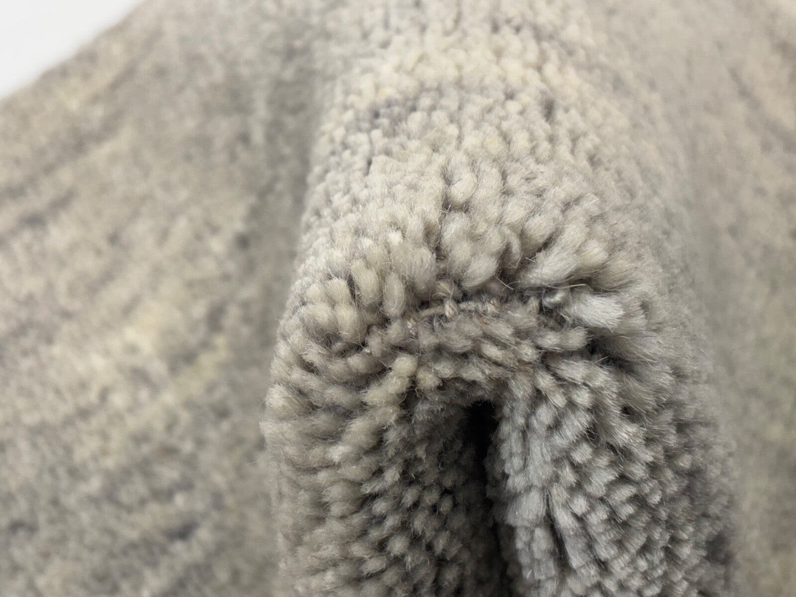 Kézzel szőtt szőnyeg 60x90cm ezüst modern gyapjúszőnyeg kézzel készített D710 