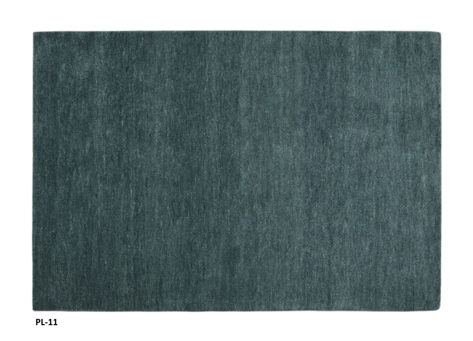 Gabbeh Teppich 100% Wolle Grau Uni Farbe 120x180 cm  Handgemacht PL11