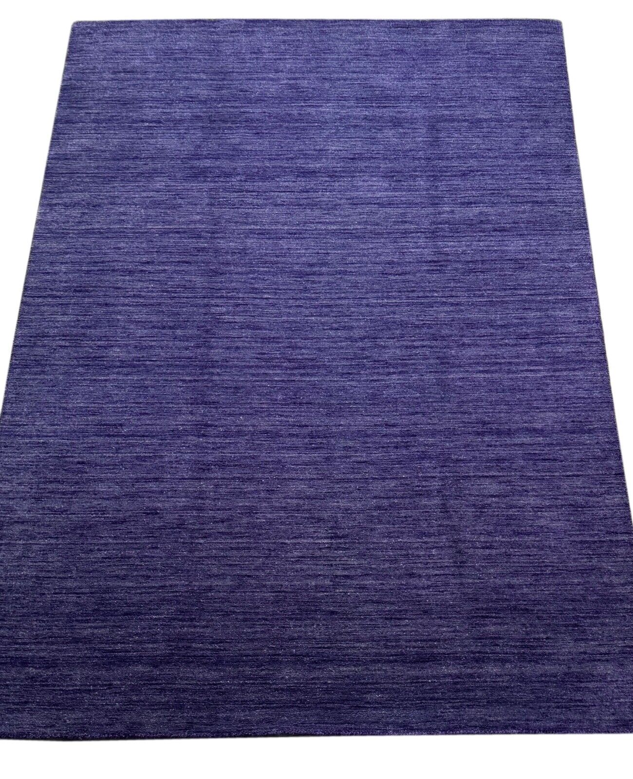 violett Lila Teppich 100% Wolle 170x240 cm Handgewebt Gabbeh Orientteppich G248