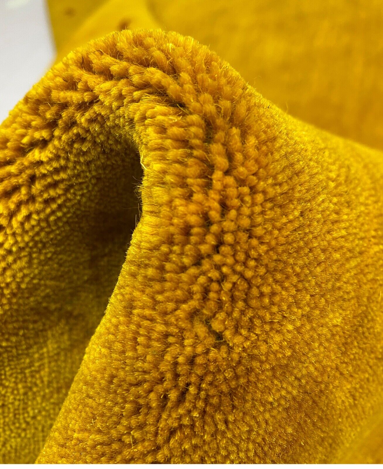 Gold Gabbeh Teppich 100% Wolle Orientteppich Handgewebt  Loom Brücke G625T3