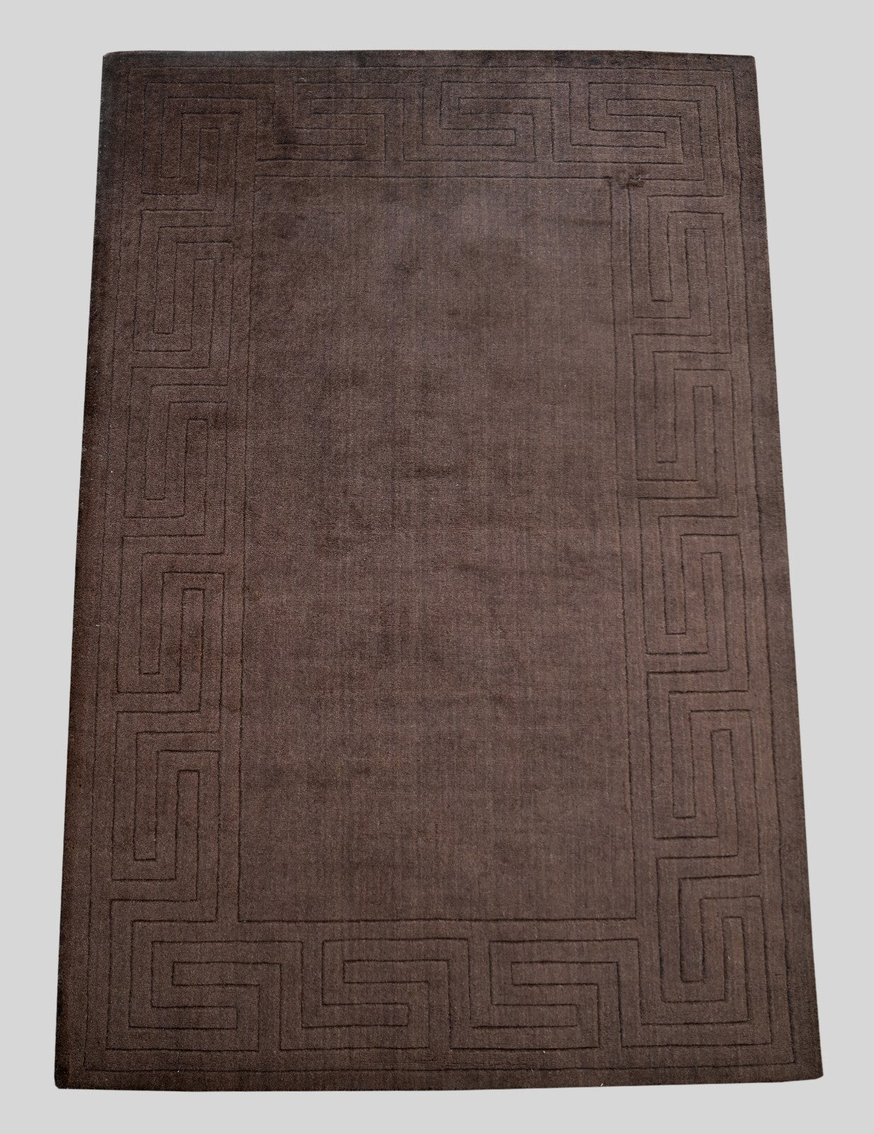 Handgetufteter Wolle teppich 150x240 braun  Modern Wohnzimmer SH203