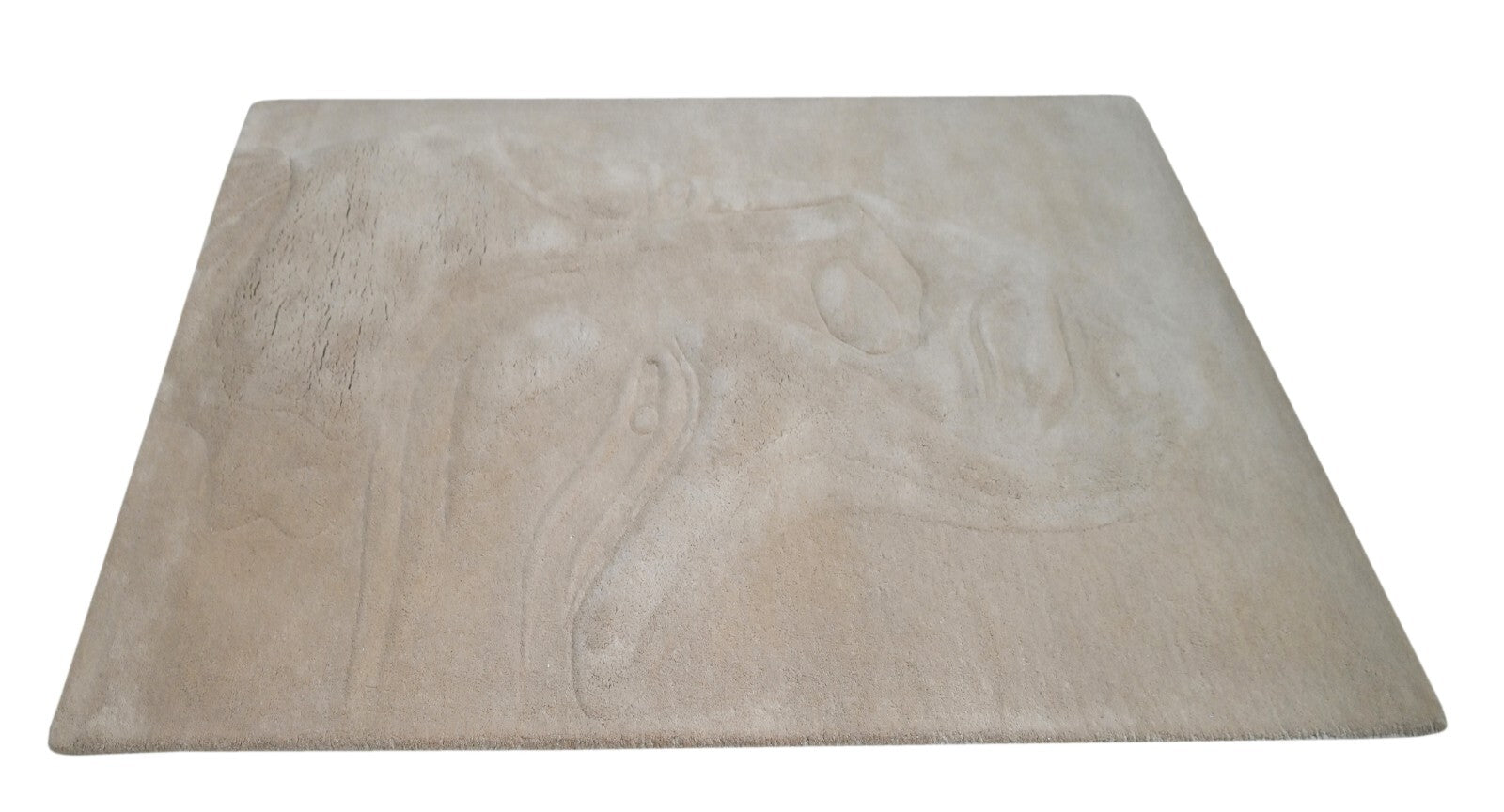 Handgetufteter Wolle teppich 150x240 Beige  Modern Wohnzimmer SH230