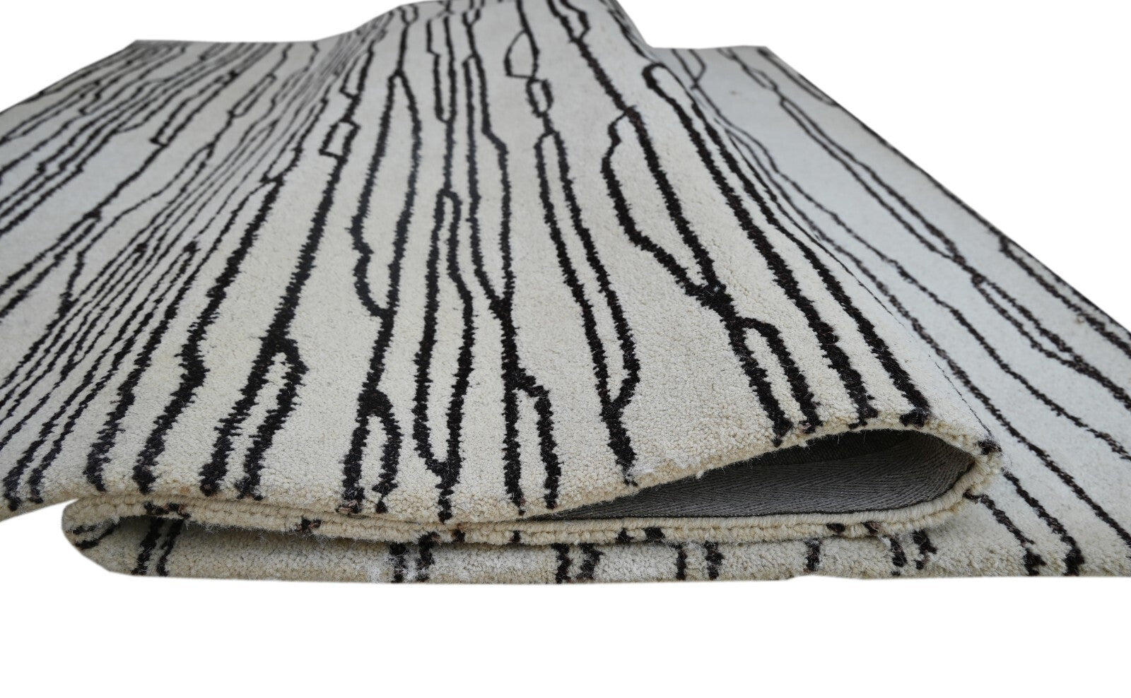 Handgetufteter Wolle teppich 150x240 Creme  Modern Wohnzimmer SH262