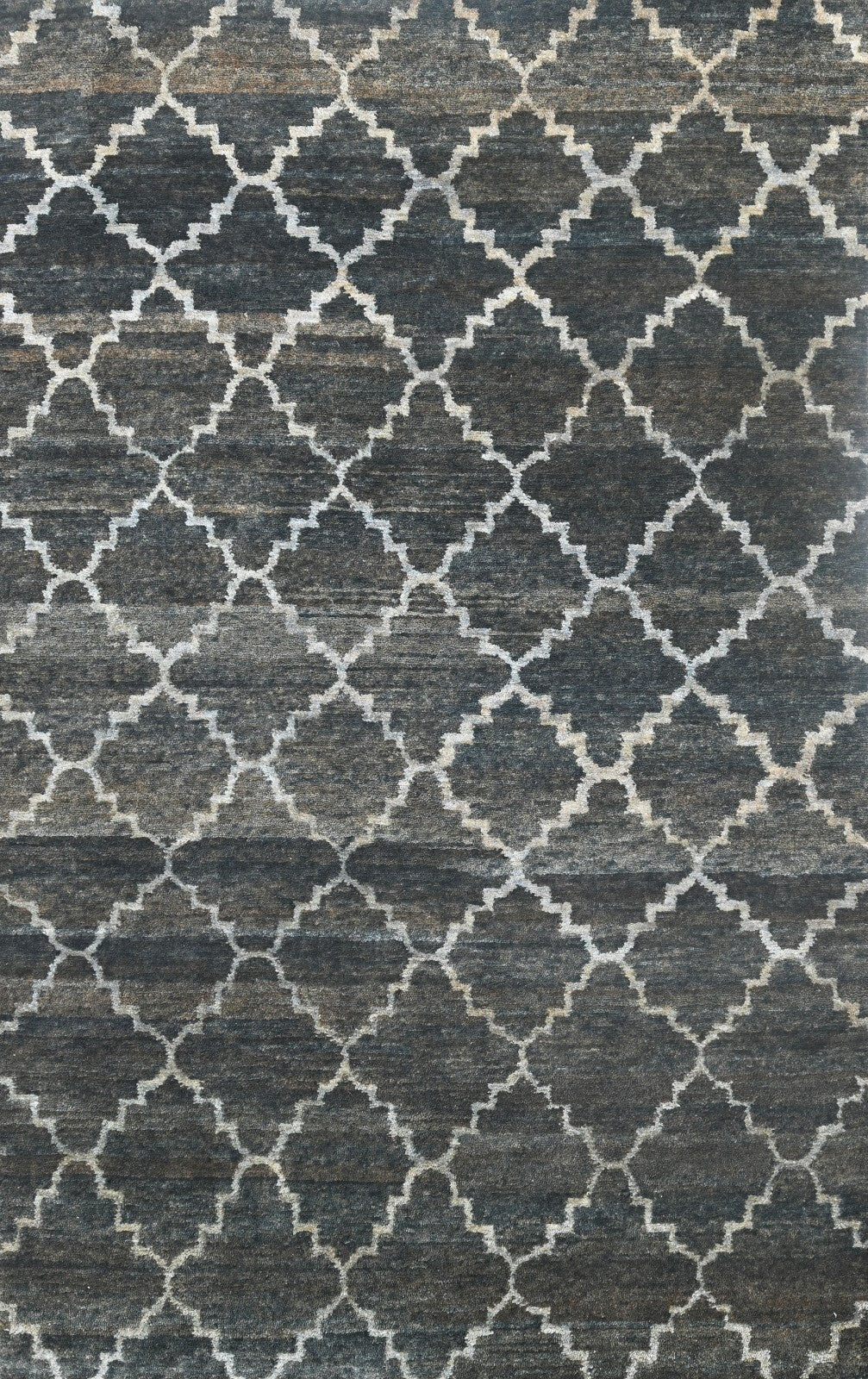 Modernes Handgeknüpfter Jute 150x240 Vintage Grün Wohnzimmer Teppich SH170