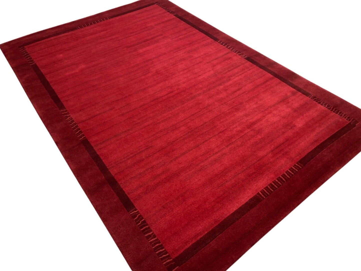 Rot Teppich Handgeknüpft 250X350 cm Orange 100%  Wolle Orientteppich Indo Nepal