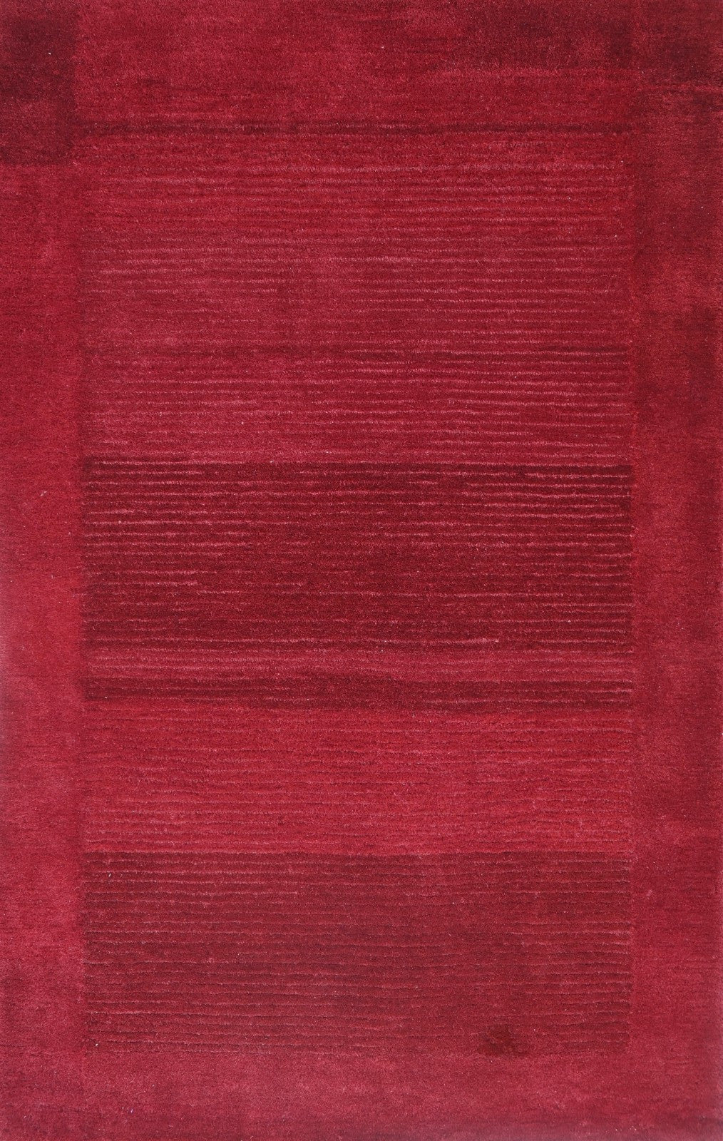 Handgetufteter Wolle teppich 120x180 Maroon Modern Wohnzimmer SH264