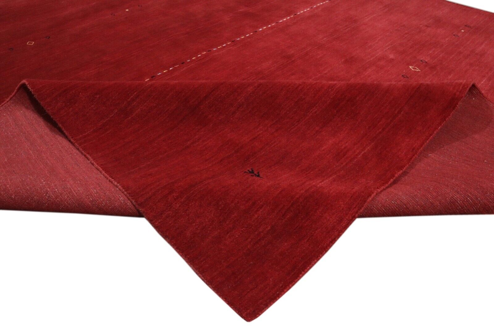 Gabbeh Rot Teppich 100% Wolle 250x300 cm Handgewebt Lori Lr1054