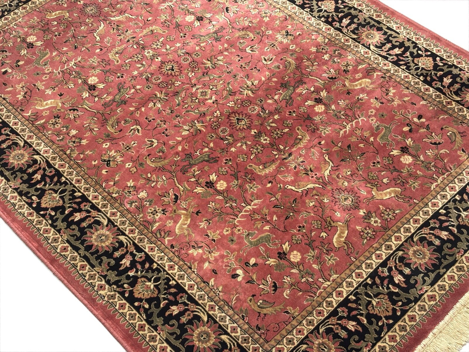 Orientteppich Rosa Kaschmir  Design Teppich 150x210 cm MA