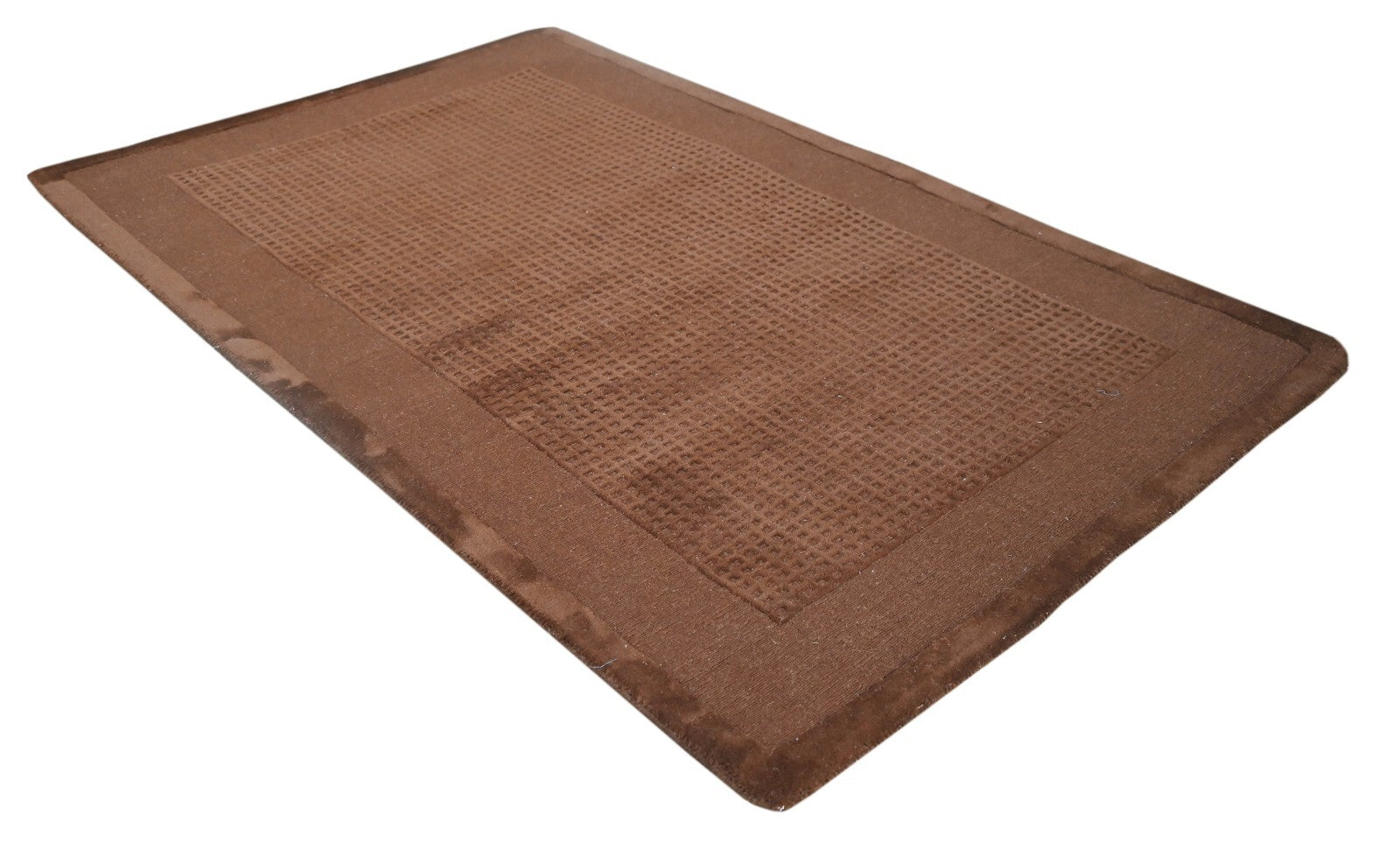 Handgetufteter Wolle teppich 150x240 braun  Modern Wohnzimmer SH235